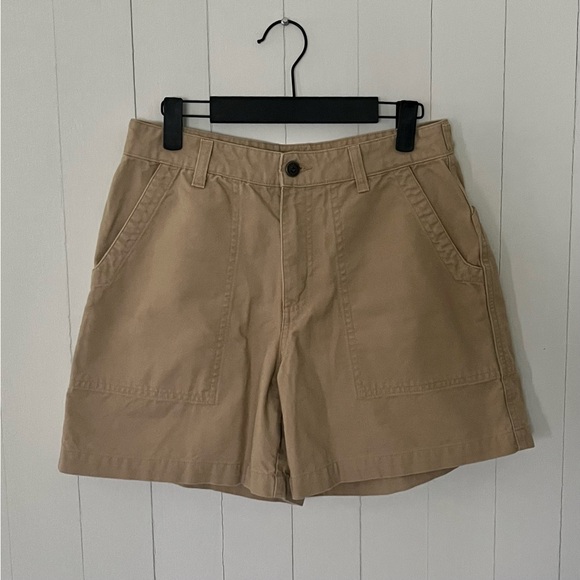 Vintage PATAGONIA Sz 8 women’s Stand Up khaki Shorts - Picture 4 of 8